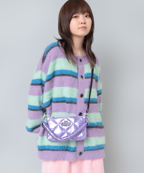 RNA(アールエヌエー)の「E4943 メタリックパディングBAG(ショルダーバッグ・レディース・シルバー/ライトグリーン/ラベンダー・FREE)」の15枚目の写真