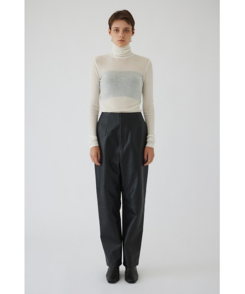 RIM.ARK(リムアーク)の「Standard turtleneck cut tops(Tシャツ/カットソー・レディース・ダークネイビー/ライトグリーン/ライトブルー/マジェンタ/ホワイト・FREE)」の9枚目の写真