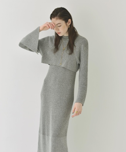 【WEB限定】”Aqua”ベネチアンチェーンネックレス/サージカルステンレス（金属アレルギー対応）【LHME / エルエイチエムイー】（ネックレス）｜LHME（エルエイチエムイー）