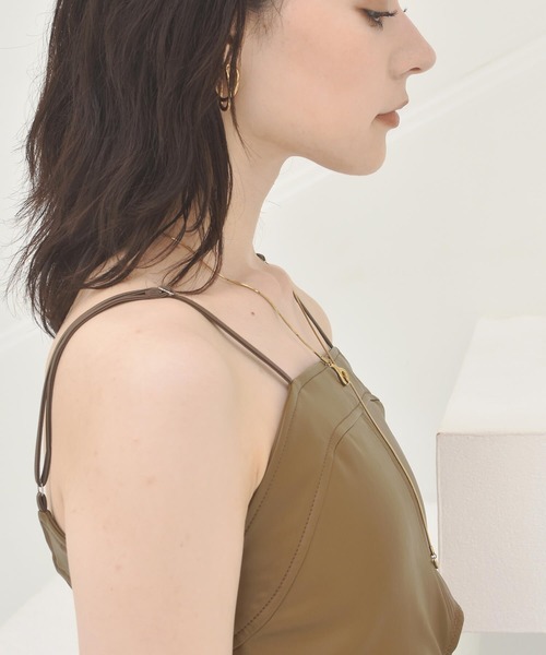 【WEB限定】”Aqua”ベネチアンチェーンネックレス/サージカルステンレス（金属アレルギー対応）【LHME / エルエイチエムイー】（ネックレス）｜LHME（エルエイチエムイー）