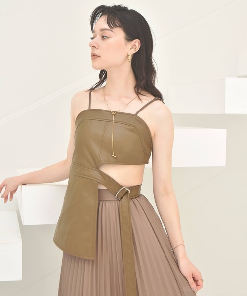 【WEB限定】”Aqua”ベネチアンチェーンネックレス/サージカルステンレス（金属アレルギー対応）【LHME / エルエイチエムイー】（ネックレス）｜LHME（エルエイチエムイー）