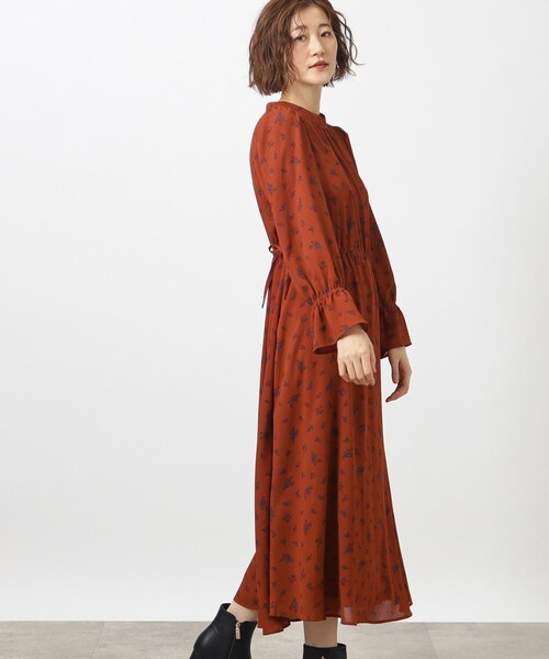 grove（グローブ）の「◆ヴィンテージライクなプリントワンピース（ワンピース・レディース・ブラウン系/ブラック・03/05/02/01/04）」の11枚目の写真