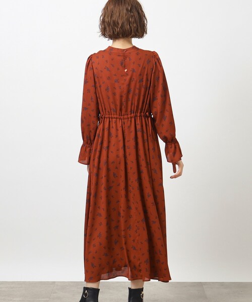 grove（グローブ）の「◆ヴィンテージライクなプリントワンピース（ワンピース・レディース・ブラウン系/ブラック・03/05/02/01/04）」の16枚目の写真