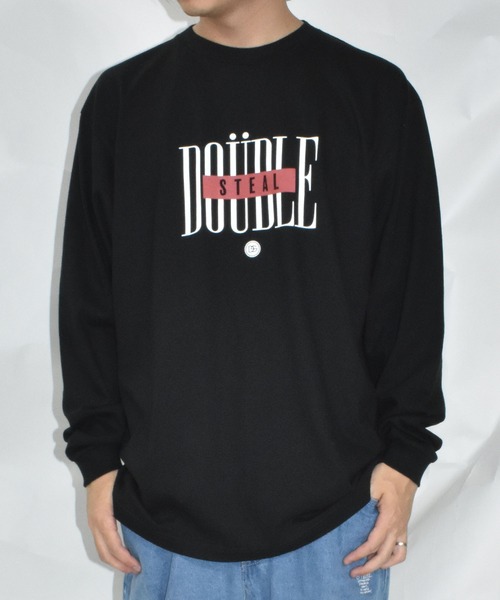 DOUBLE STEAL(ダブルスティール)の「DSトールロゴ 長袖Tシャツ(Tシャツ/カットソー・メンズ・ホワイト/ブラック・X-LARGE/LARGE/MEDIUM)」の8枚目の写真