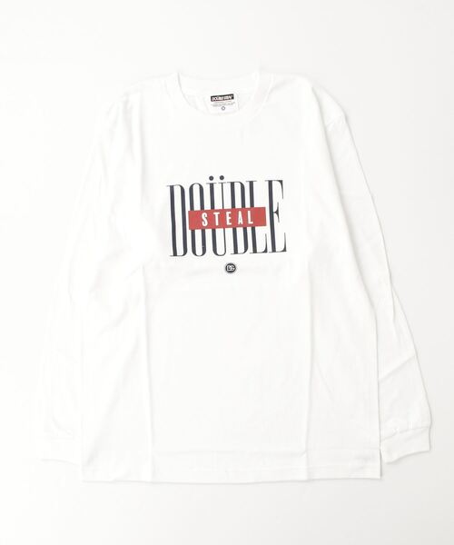 DOUBLE STEAL(ダブルスティール)の「DSトールロゴ 長袖Tシャツ(Tシャツ/カットソー・メンズ・ホワイト/ブラック・X-LARGE/LARGE/MEDIUM)」の4枚目の写真