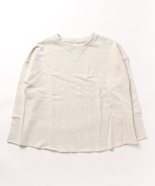 裏毛切りっぱなし長袖スウェット（スウェット）｜each（イーチ