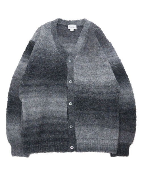 【Timely Warning】かすりブークレVカーデ（カーディガン/ボレロ）｜TIMELY WARNING（タイムリーワーニング）