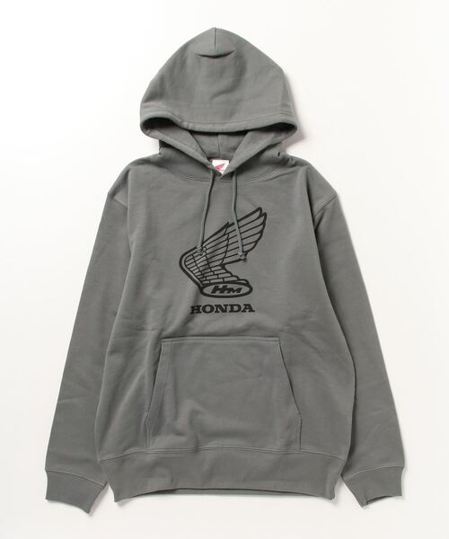THE BAREFOOT(ベアフット)の「【 HONDA / ホンダ 】 レトロウイングマークパーカー フーディ HONDA2302HD02-58 ONI(パーカー・メンズ・グリーン/ブラック/ベージュ・XL/L/M)」の9枚目の写真