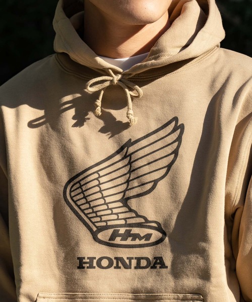 THE BAREFOOT(ベアフット)の「【 HONDA / ホンダ 】 レトロウイングマークパーカー フーディ HONDA2302HD02-58 ONI(パーカー・メンズ・グリーン/ブラック/ベージュ・XL/L/M)」の19枚目の写真