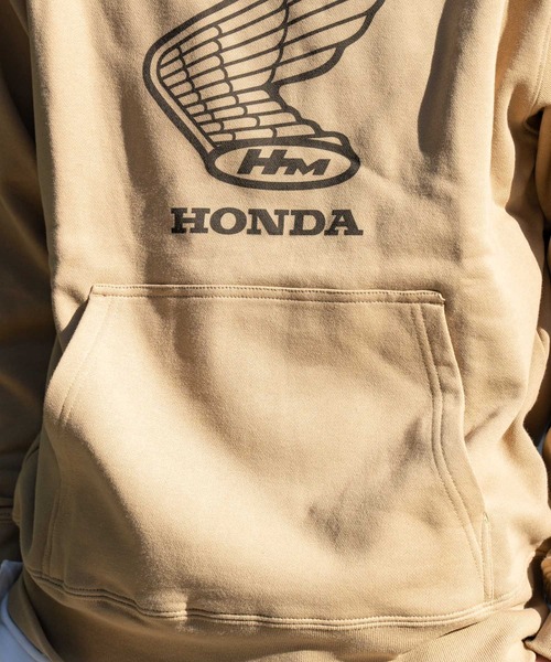 THE BAREFOOT(ベアフット)の「【 HONDA / ホンダ 】 レトロウイングマークパーカー フーディ HONDA2302HD02-58 ONI(パーカー・メンズ・グリーン/ブラック/ベージュ・XL/L/M)」の18枚目の写真