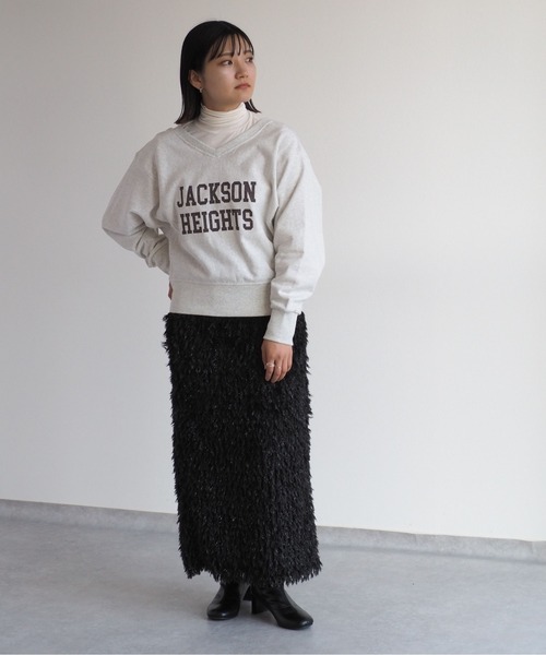 cepo（セポ）の「カシュクールロゴスウェット　2WAY（スウェット・レディース・オフホワイト/ベージュ・M）」の14枚目の写真