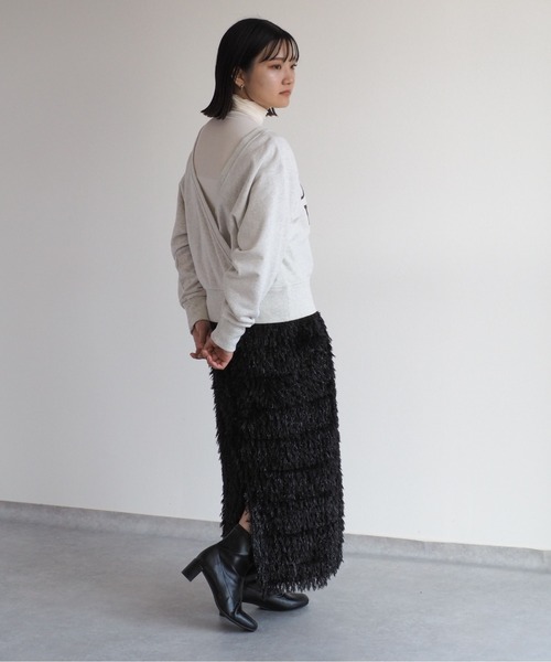 cepo（セポ）の「カシュクールロゴスウェット　2WAY（スウェット・レディース・オフホワイト/ベージュ・M）」の15枚目の写真