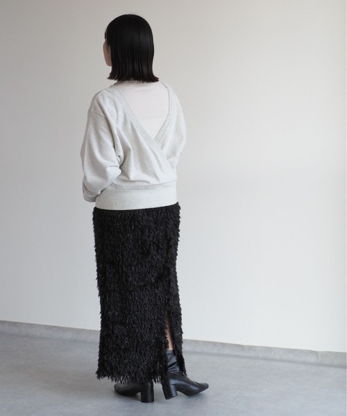 cepo（セポ）の「カシュクールロゴスウェット　2WAY（スウェット・レディース・オフホワイト/ベージュ・M）」の16枚目の写真