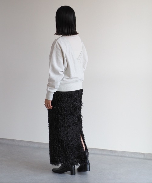 cepo（セポ）の「カシュクールロゴスウェット　2WAY（スウェット・レディース・オフホワイト/ベージュ・M）」の17枚目の写真