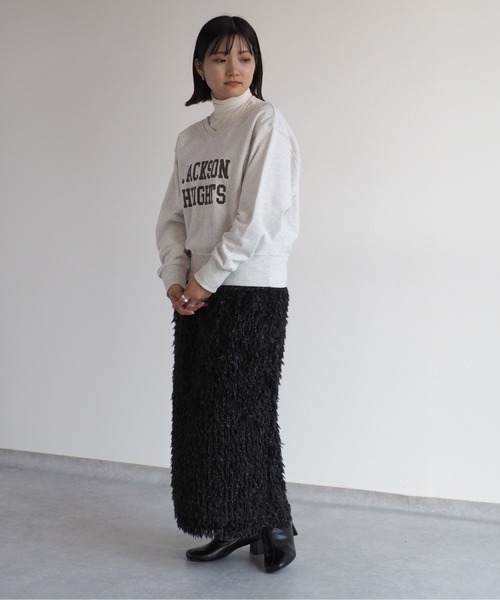 cepo（セポ）の「カシュクールロゴスウェット　2WAY（スウェット・レディース・オフホワイト/ベージュ・M）」の18枚目の写真