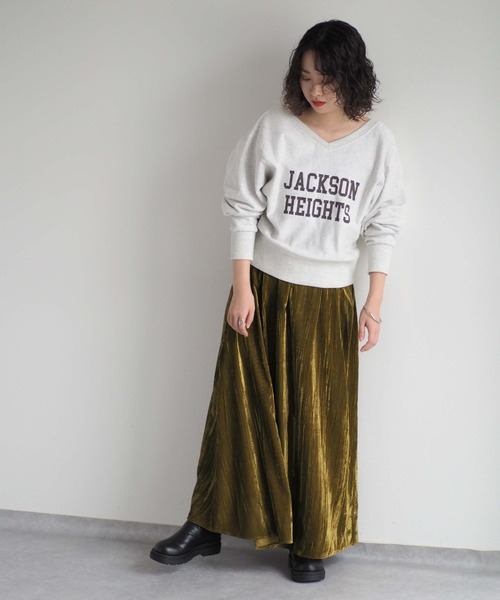 cepo（セポ）の「カシュクールロゴスウェット　2WAY（スウェット・レディース・オフホワイト/ベージュ・M）」の6枚目の写真