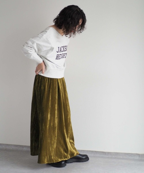 cepo（セポ）の「カシュクールロゴスウェット　2WAY（スウェット・レディース・オフホワイト/ベージュ・M）」の9枚目の写真