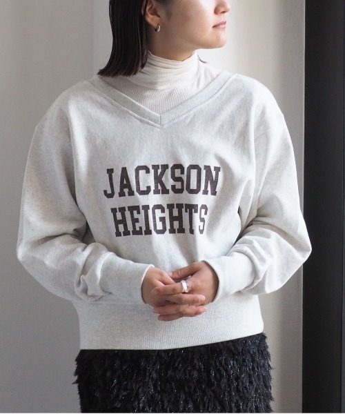 cepo（セポ）の「カシュクールロゴスウェット　2WAY（スウェット・レディース・オフホワイト/ベージュ・M）」の10枚目の写真