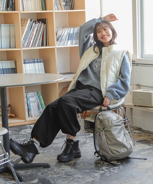 niko and...（ニコアンド）の「ボアドロストロゴプルオーバー（その他トップス・レディース・アイボリー/ベージュ/ライトブルー・MEDIUM/LARGE）」の11枚目の写真