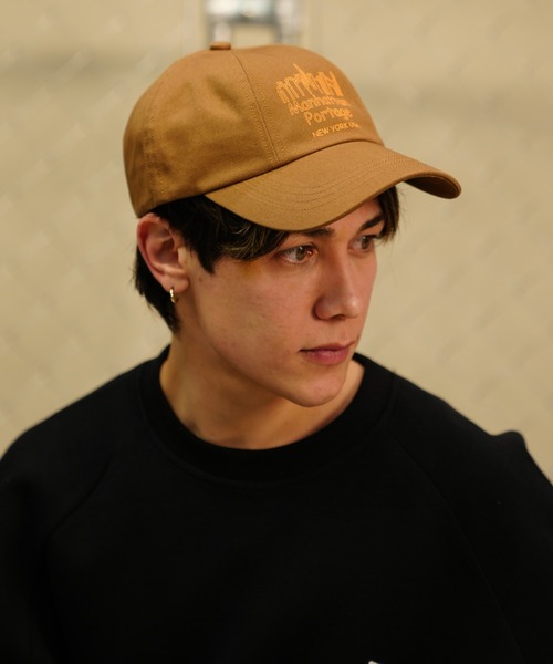 Manhattan Portage（マンハッタンポーテージ）の「Manhattan Portage/マンハッタンポーテージ キャップ PANEL SHIFT PRINT CAP MP211（キャップ・メンズ・ブラック/ブラウン/オフホワイト/ネイビー・FREE）」の3枚目の写真