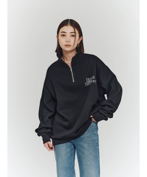 Vicente | Logo half zip sweat(スウェット)