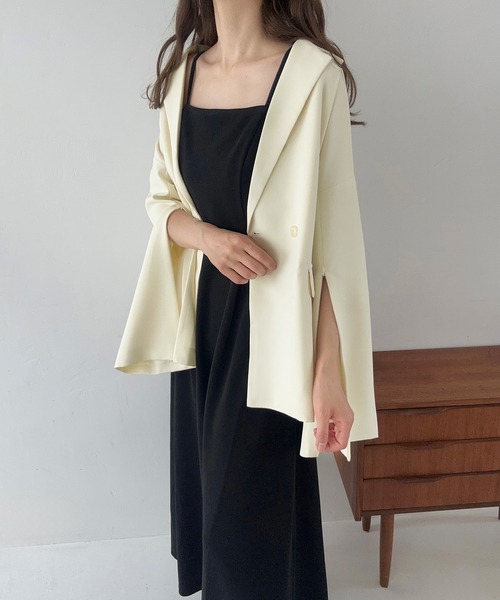 ☆新品同様品☆ lauren スリットスリーブジャケット ルーズスリットスリーブテーラードジャケット（テーラード