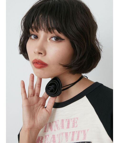 jouetie（ジュエティ）の「コサージュチョーカー（チョーカー・レディース・ブルー/ブラック・FREE）」の6枚目の写真