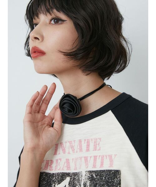 jouetie（ジュエティ）の「コサージュチョーカー（チョーカー・レディース・ブルー/ブラック・FREE）」の7枚目の写真