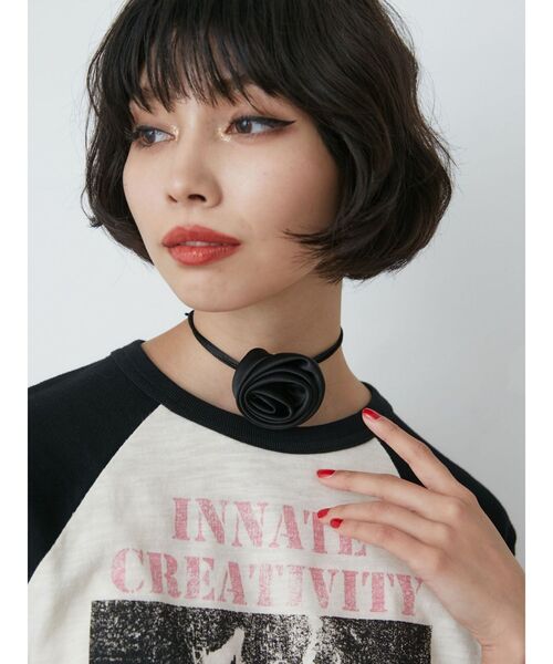 jouetie（ジュエティ）の「コサージュチョーカー（チョーカー・レディース・ブルー/ブラック・FREE）」の8枚目の写真