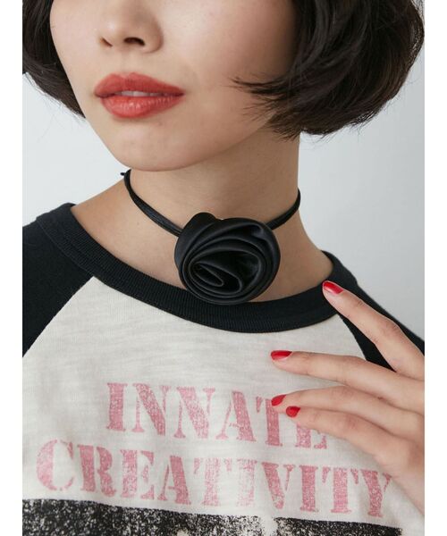 jouetie（ジュエティ）の「コサージュチョーカー（チョーカー・レディース・ブルー/ブラック・FREE）」の18枚目の写真