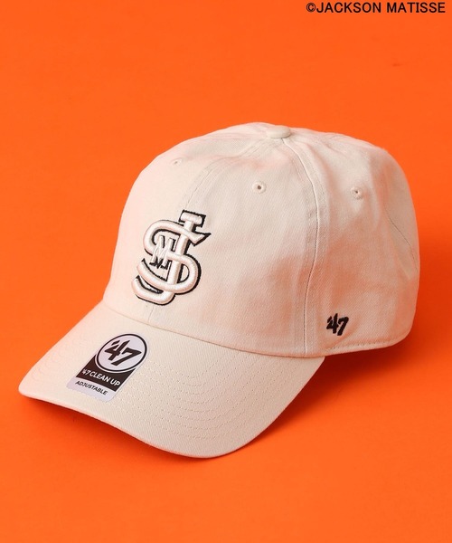 '47(フォーティーセブン)の「【JACKSON MATISSE×BAYFLOW】ワンポイントロゴCAP(キャップ・メンズ・ナチュラル/チャコール/ピンク・FREE)」の1枚目の写真