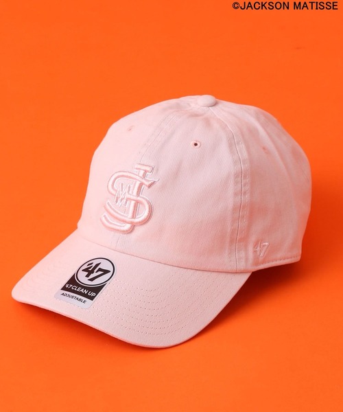 '47(フォーティーセブン)の「【JACKSON MATISSE×BAYFLOW】ワンポイントロゴCAP(キャップ・メンズ・ナチュラル/チャコール/ピンク・FREE)」の3枚目の写真