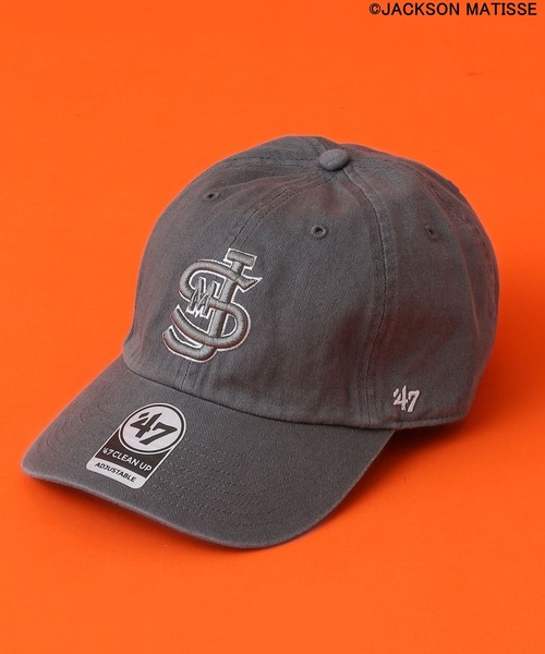 '47(フォーティーセブン)の「【JACKSON MATISSE×BAYFLOW】ワンポイントロゴCAP(キャップ・メンズ・ナチュラル/チャコール/ピンク・FREE)」の2枚目の写真