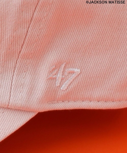 '47(フォーティーセブン)の「【JACKSON MATISSE×BAYFLOW】ワンポイントロゴCAP(キャップ・メンズ・ナチュラル/チャコール/ピンク・FREE)」の20枚目の写真