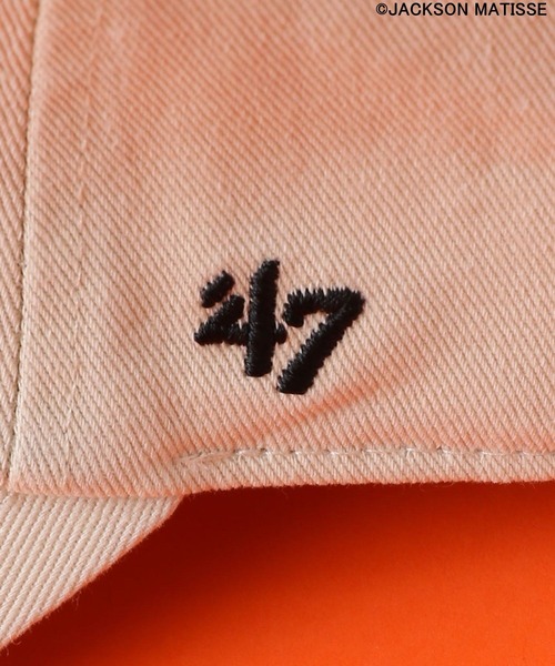 '47(フォーティーセブン)の「【JACKSON MATISSE×BAYFLOW】ワンポイントロゴCAP(キャップ・メンズ・ナチュラル/チャコール/ピンク・FREE)」の21枚目の写真