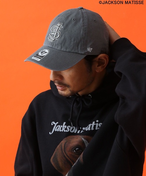 '47(フォーティーセブン)の「【JACKSON MATISSE×BAYFLOW】ワンポイントロゴCAP(キャップ・メンズ・ナチュラル/チャコール/ピンク・FREE)」の4枚目の写真