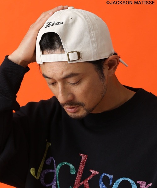 '47(フォーティーセブン)の「【JACKSON MATISSE×BAYFLOW】ワンポイントロゴCAP(キャップ・メンズ・ナチュラル/チャコール/ピンク・FREE)」の7枚目の写真