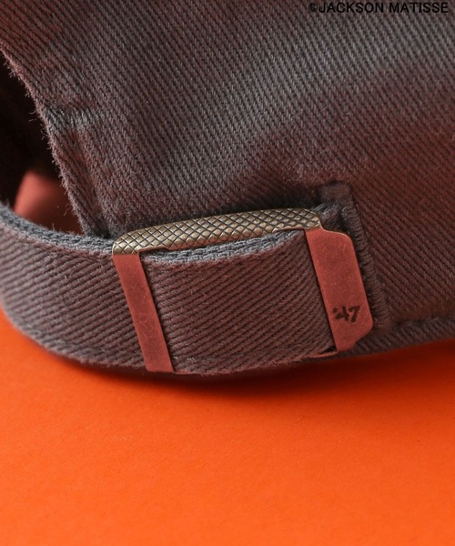 '47(フォーティーセブン)の「【JACKSON MATISSE×BAYFLOW】ワンポイントロゴCAP(キャップ・メンズ・ナチュラル/チャコール/ピンク・FREE)」の10枚目の写真