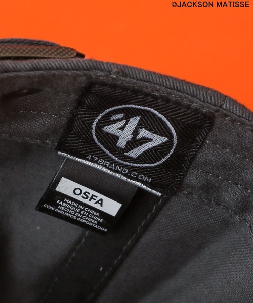 '47(フォーティーセブン)の「【JACKSON MATISSE×BAYFLOW】ワンポイントロゴCAP(キャップ・メンズ・ナチュラル/チャコール/ピンク・FREE)」の12枚目の写真