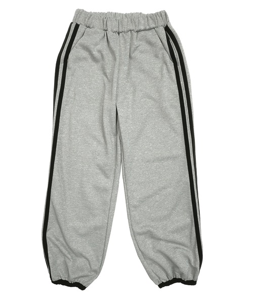 Bee des Bee(ビーデスビー)の「ラインパンツ(スウェットパンツ・キッズ・ブラック/杢グレー/ホワイト/ピンク/ブルー/ライラック・110cm/120cm/130cm/140cm/150cm/100cm)」の3枚目の写真