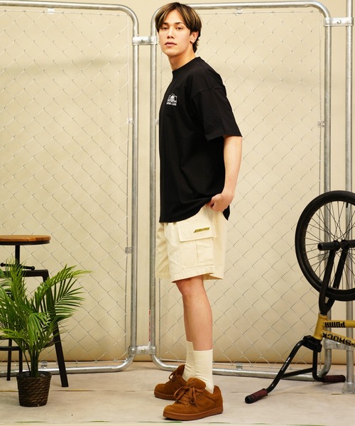 LURKING CLASS（ラーキングクラス）の「【ムラサキスポーツ限定】LURKING CLASS/ラーキングクラス 半袖Tシャツ バックプリント カモ柄  ST24STM14（Tシャツ/カットソー・メンズ・ホワイト/ブラック・XL/L/M）」の12枚目の写真