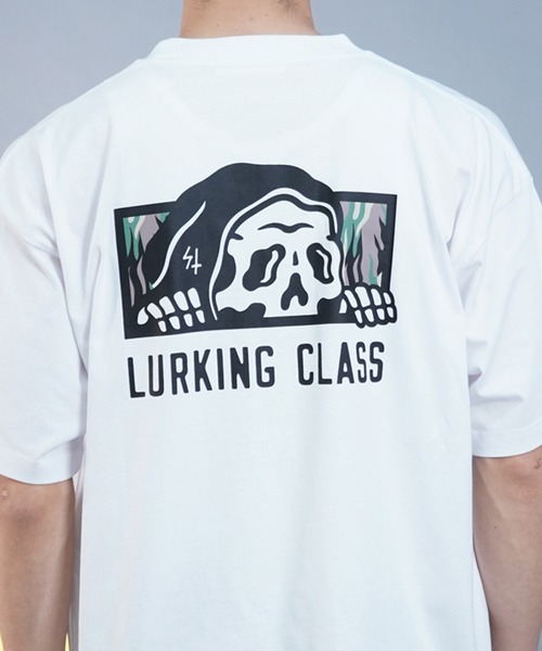 LURKING CLASS（ラーキングクラス）の「【ムラサキスポーツ限定】LURKING CLASS/ラーキングクラス 半袖Tシャツ バックプリント カモ柄  ST24STM14（Tシャツ/カットソー・メンズ・ホワイト/ブラック・XL/L/M）」の17枚目の写真