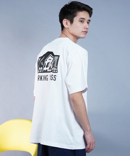 LURKING CLASS（ラーキングクラス）の「【ムラサキスポーツ限定】LURKING CLASS/ラーキングクラス 半袖Tシャツ バックプリント カモ柄  ST24STM14（Tシャツ/カットソー・メンズ・ホワイト/ブラック・XL/L/M）」の21枚目の写真