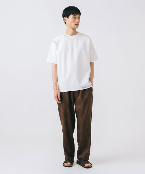 BEAMS HEART(ビームスハート)の「プリント リラックス アンクル パンツ(ウォッシャブル)(その他パンツ・メンズ・ネイビー/ブラウン・MEDIUM/SMALL/LARGE)」の5枚目の写真
