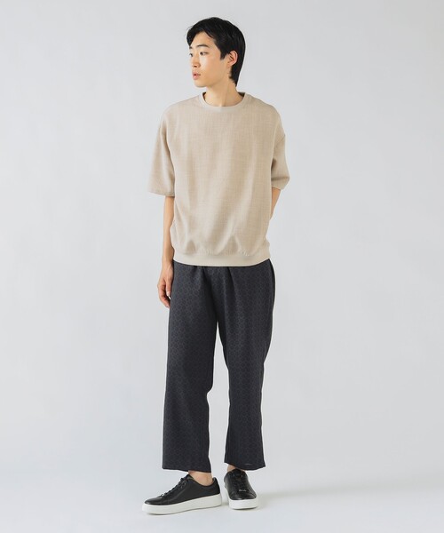 BEAMS HEART(ビームスハート)の「プリント リラックス アンクル パンツ(ウォッシャブル)(その他パンツ・メンズ・ネイビー/ブラウン・MEDIUM/SMALL/LARGE)」の9枚目の写真