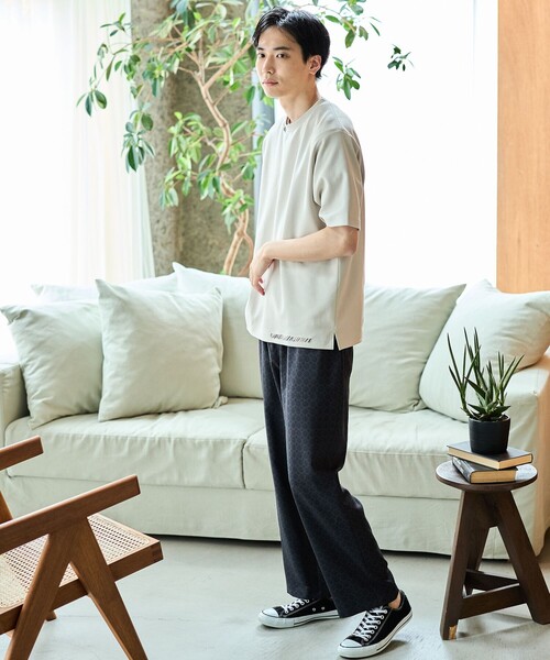 BEAMS HEART(ビームスハート)の「プリント リラックス アンクル パンツ(ウォッシャブル)(その他パンツ・メンズ・ネイビー/ブラウン・MEDIUM/SMALL/LARGE)」の14枚目の写真