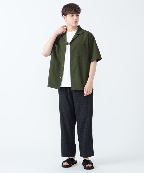 BEAMS HEART(ビームスハート)の「プリント リラックス アンクル パンツ(ウォッシャブル)(その他パンツ・メンズ・ネイビー/ブラウン・MEDIUM/SMALL/LARGE)」の17枚目の写真