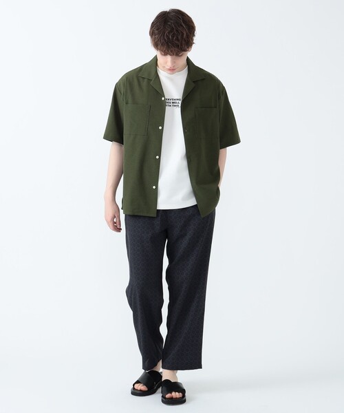 BEAMS HEART(ビームスハート)の「プリント リラックス アンクル パンツ(ウォッシャブル)(その他パンツ・メンズ・ネイビー/ブラウン・MEDIUM/SMALL/LARGE)」の18枚目の写真