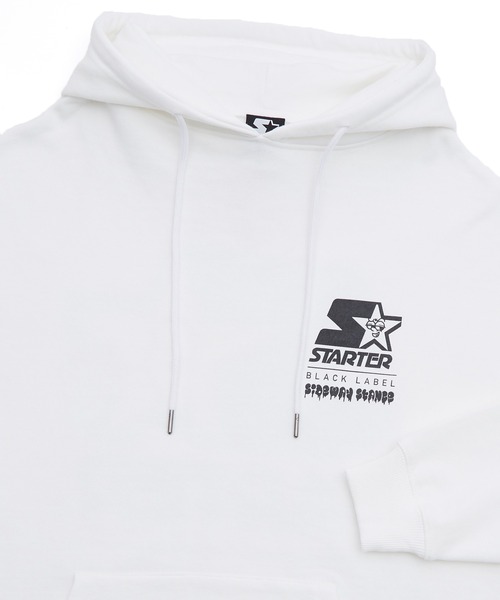 STARTER BLACK LABEL(スターターブラックレーベル)の「【SIDEWAY STANCE×STARTER BLACK LABEL】コラボ グラフィック プリント スウェット パーカー(パーカー・メンズ・ブラック/ホワイト・MEDIUM/X-LARGE/LARGE)」の15枚目の写真