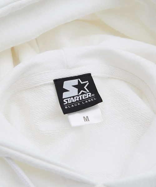 STARTER BLACK LABEL(スターターブラックレーベル)の「【SIDEWAY STANCE×STARTER BLACK LABEL】コラボ グラフィック プリント スウェット パーカー(パーカー・メンズ・ブラック/ホワイト・MEDIUM/X-LARGE/LARGE)」の22枚目の写真